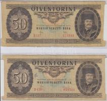 10db különféle forint bankjegy 1962-től albumba rendezve T:vegyes