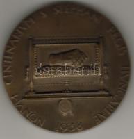 1938. "Eucharisztikus Kongresszus" nagy Br plakett. Szign:Madarassy T:2