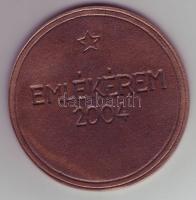 2004. "Kádár János" nagy Br plakett. Szign:Pató