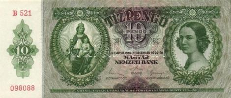 1936. 10P (3x) közeli és egymás utáni sorszámmal T:I
Adamo P9