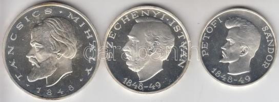 1948. 5Ft Ag "Petőfi" + 10Ft Ag "Széchenyi" + 20Ft Ag "Táncsics" &quot...