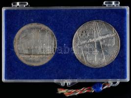 1974. 50Ft Ag + 100Ft Ag "50 éves az MNB" T:BU eredeti sérült MNB plombált plasztiktokban!...