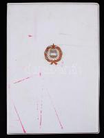 1973 Budapest, A Magyar Népköztársaság Elnöki Tanácsa által Gyurián Lajosnak adományozott oklevél Lo...