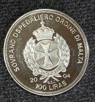 Málta/ Kórházas Lovagrend 2004. 100L "Szlovákia az EU-ban" T:PP R!