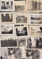 cca 1941-1943 Kisméretű Afrikakorps fotók, 17 db, némelyik foltos, sérült/ Afrikakorps photos.