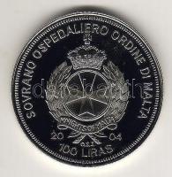 Málta/ Kórházas Lovagrend 2004. 100L "Dánia az EU-ban" T:PP R!