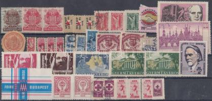 66 db levélzáró, tagdíj bélyeg, stb