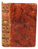 Young' éjtzakáji és egyéb munkáji mellyek magyar nyelvre fordíttattak Pétzeli József rév-komáromi prédikátor által. Győr, 1787, SAtreiber József. Korabeli, dombornyomott, aranyozott, bordázott gerincű kopottas bőr kötésben, festett lapszélekkel, gerinc sérült.