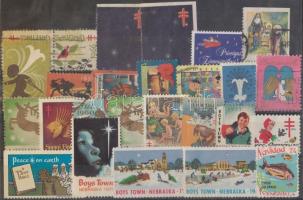 67 db Karácsony levélzáró számos országból