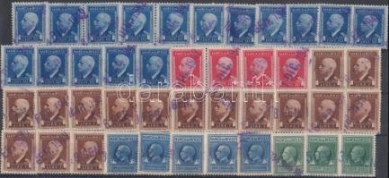 84 db olasz illetékbélyeg