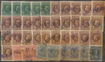 84 db olasz illetékbélyeg