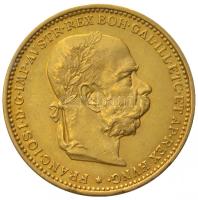 Ausztria 1894. 20K Au "Ferenc József" (6.77g/0.900) T:2 Austria 1894. 20 Corona Au "Franz Joseph (6.77g/0.900) C:XF