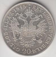 Ausztria 1845A 20Kr Ag "I. Ferdinánd" T:2
Austria 1845A 20 Kreuzer Ag "Ferdinand I&qu...