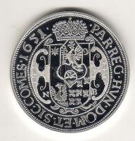 Modern emlékérem "Magyar- tallérok II. Rákóczi György" Ag 20g tanúsítvánnyal  T:PP csak 2000db!