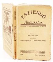 Hatvany Lajos(főszerkszerk.-Karinthy Frigyes-Kosztolányi Dezső(szerk.): Esztendő 1918. augusztus, 8. szám. Puhakötésű, borítója sérült.