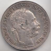 1890KB 1Ft Ag "Barokk címer" T:2-