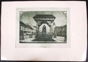 Kiss Mária: Kegyhely. Heliogravür, papír, jelzés nélkül, 22×32 cm