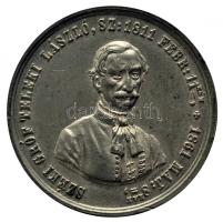 1861. Teleki László ón emlékérem (20.05g/40.7mm) emlékérem "SZÉKI GRÓF TELEKI LÁSZLÓ, SZ: 1811 FEBR: 11KÉN, + 1861 MAJ: / EGY ORSZÁGNAK VOLTÁL REMÉNYE, MOST EGY ORSZÁGNAK GYÁSZA VAGY; REMÉNYÜNK MEGHALT; MÉLY GYÁSZUNKBAN OH ISTEN! KÉRÜNK EL NE HAGYJ!" T:2- foglalat nyoma