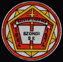 1970. "Telefongyár 1970. Április 4." Br emlékérem (70mm) + 1974. "SZONDI SE Székesfehérvár 1964-1974" Hollóházi porcelán plakett (85mm) T:2