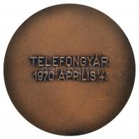 1970. "Telefongyár 1970. Április 4." Br emlékérem (70mm) + 1974. "SZONDI SE Székesfeh...