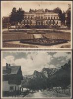 3 db modern, román képeslap az '50-es évekből / 3 modern Romanian postcards: Pitesti, Busteni, Bucharest