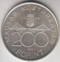 1994. 200Ft Ag "Deák" T:2
Adamo F13.1