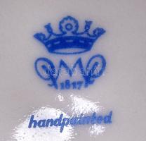 PMP Dresden Plaue puttók a kocsival, kézzel festett, jelzett, hibátlan, m:17 cm, h:26 cm / PMP Gdr c...