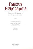 Kosáry Domokos: Famous Hungarians. Outstanding Represetatives of Hungarian Centuries. Budapest, 2002...