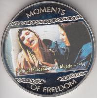 Libéria 2004. 10$ "Szabadság pillanatai-Az algériai függetlenségi felkelés 1954." multicolor T:PP Liberia 2004. 10 Dollars "Moments of Freedom-War of independence in Algeria 1954." multicolor C:PP
