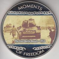 Libéria 2004. 10$ "Szabadság pillanatai-A kelet-berlini népfelkelés 1953." multicolor T:PP Liberia 2004. 10 Dollars "Moments of Freedom-The East Berlin Revolt 1953." multicolor C:PP