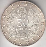 Ausztria 1970. 50Sch Ag "300 éves az Innsbrucki Egyetem" T:2 Austria 1970. 50 Schilling Ag "300th Anniversary-Innsbruck University" C:XF