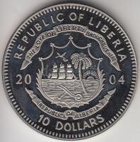 Libéria 2004. 10$ "Szabadság pillanatai-Jean d´Arc 1429." multicolor T:PP
Liberia 2004. 10...