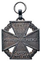 1916. "Károly-Csapatkereszt" cink kitüntetés mellszalag nélkül T:2- Hungary 1916. "Karl Troop Cross" zinc decoration without ribbon C:VF
