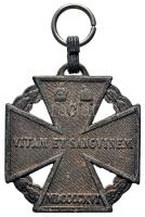 1916. "Károly-Csapatkereszt" cink kitüntetés mellszalag nélkül T:2-
Hungary 1916. "Ka...