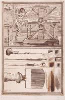 Kéri Imre (1945-): A rézkarc szépsége. Rézkarc 70/100, papír, jelzett, 30×19 cm