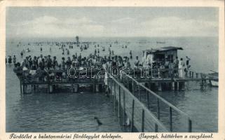 Balatonmáriafürdő fürdőegylet telepe, napozó (EK)