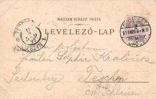 1897 Tata-Tóváros, Császári hadgyakorlatok, Kaisermanöver emléklap, Vilmos császár, Ferenc József li...