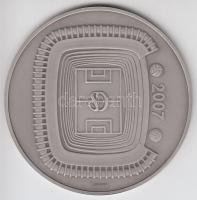 2007. "Puskás Ferenc 1927-2006" patinázott Ag emlékérem (15,6g/0.999/42mm) tanúsítvánnyal ...