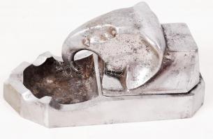 Elefántos hamutartó, fém, 9×18 cm