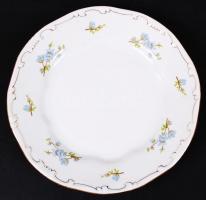 12 db Zsolnay tányér, matricás, jelzett, hibátlan