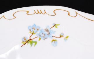 12 db Zsolnay tányér, matricás, jelzett, hibátlan