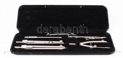 Schul-Reisszeuge Voigt Mühlhausen körzőkészlet, 27×9 cm