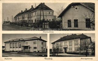 Verebély tisztviselőtelep, kultúrház, főszolgabíróság / officer houses, community center, court