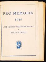 Promemoria 1949 orvosi zsebkönyv a Chinoin gyár készítményeinek indikációs táblázatával