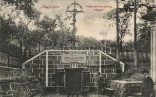 Nagybánya Veresvíz aranybánya bejárat / gold mine entrance (fa)