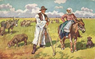 Bugac puszta / Hungarian folklore s: Benyovszky