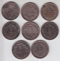 Ausztria 1861A 1Kr + 1868-1887. 1Kr Cu T:3