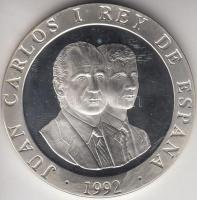 Spanyolország 1992. 2000P Ag "Olimpia-síkfutás" T:PP Spain 1992. 2000 Pesetas Ag "Olympics - sprinters" C:PP