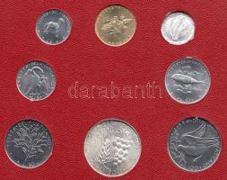 Vatikán 1974. 1L-100L + 500L Ag, 8xklf db, szettben T:1
Vatican 1974. 1 Lira -100 Lire + 500 Lira Ag...