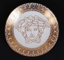 Limited V. Edition olasz kávés csésze és kávés kanál készlet, aranyozott, kézzel festett, jelzett, j...